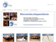 Tablet Screenshot of espacionorte.net